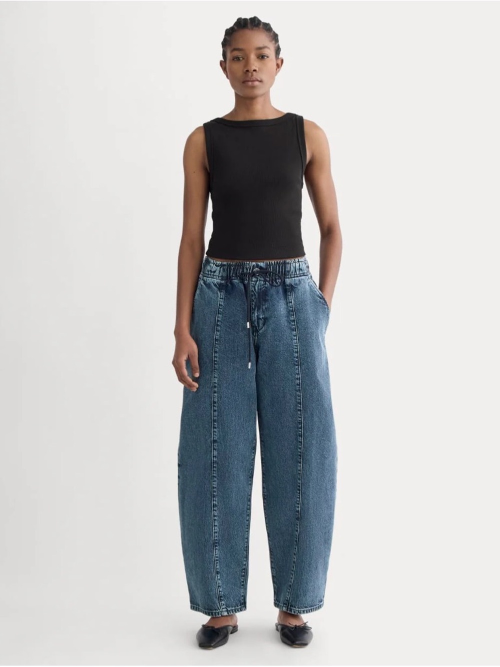 Everlane THE DRAWSTRING BAGGY JEAN nwt